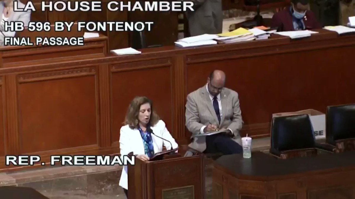 Rep. @Aimee4nola reads a statement from the New Orleans Police Superintendent in opposition to HB 596, which endangers Louisiana families by allowing permitless concealed carry.
👉 80% of Louisianans oppose this dangerous bill
👉 Law Enforcement opposes it
#lalege #lagov https://t.co/nPlOsDbbB3