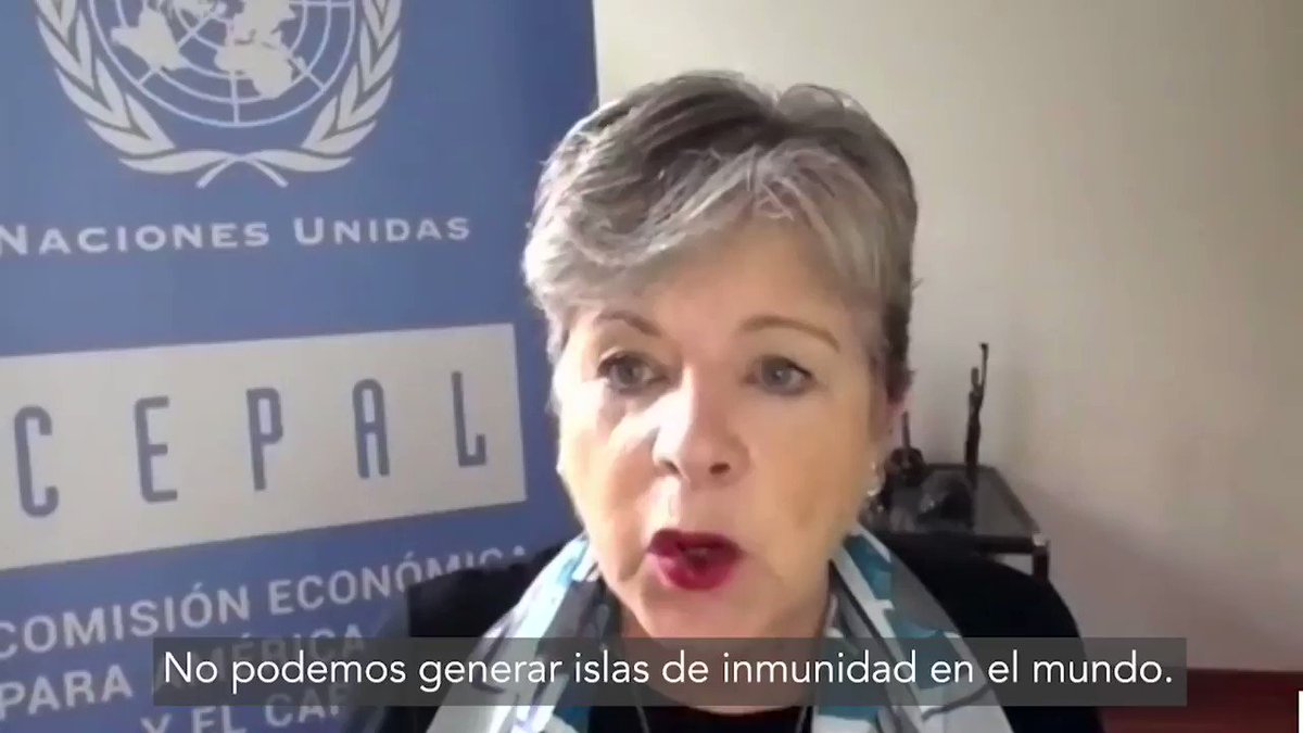 Estamos trabajando con @PPT_CELAC para elaborar un marco estratégico de desarrollo productivo regional del sector industrial relacionado con las vacunas, fortalecer los sistemas de innovación y desarrollar cadenas de producción regionales: @aliciabarcena. https://t.co/PpoxB1k0kf https://t.co/EfSLo36wq9