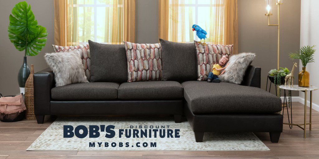 Bobs furniture 2024 chaise sofa
