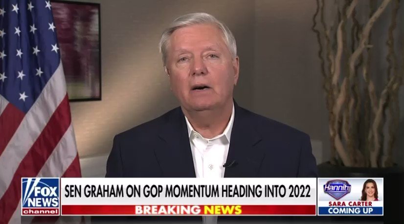 Lindsey Graham: Can we move forward without President Trump? The answer is no. I’ve always liked Liz Cheney but she’s made a determination that the Republican Party can’t grow with President Trump. I’ve determined we can’t grow without him. https://t.co/ptdo7AQCKD