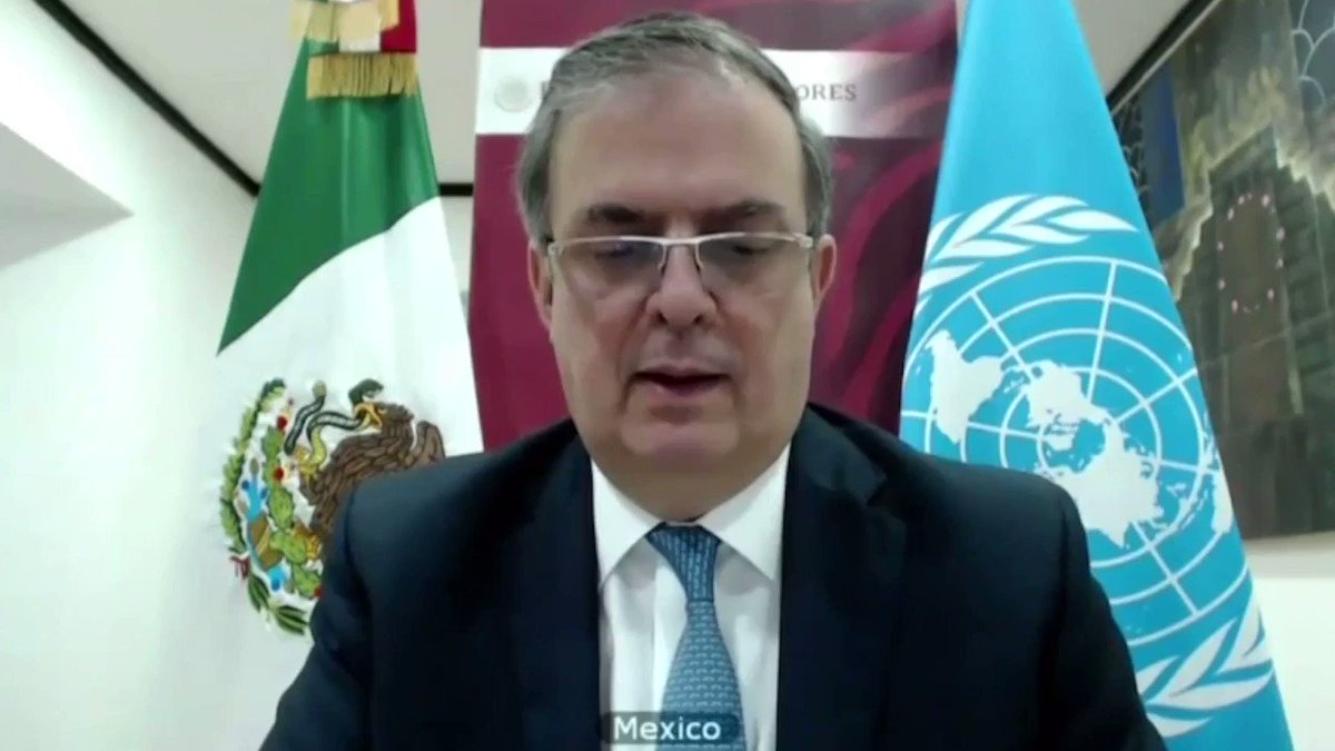 ▶️México está comprometido con un multilateralismo eficaz e inclusivo. El canciller afirmó que «🇲🇽 defiende el multilateralismo, tanto por principio, como porque nuestro interés nacional es el de contribuir a generar la gobernanza global robusta y eficaz que se requiere» https://t.co/Jb3tDskYkP