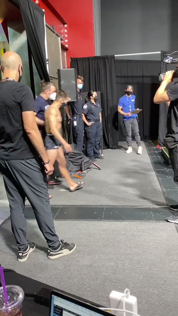 Ryan Benoit (@BabyfaceBenoit) unable to stand long enough to get weighed in. Off to see the doctor #UFCVegas26 https://t.co/61mZpGqsG8