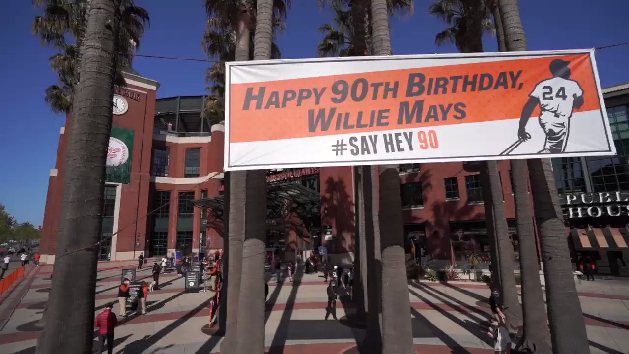 Happy 90th Birthday Willie Mays    