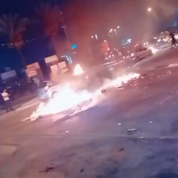 RT @TheInsiderPaper: BREAKING: Massive riots in Israeli city of Qalansawe, fire everywhere. https://t.co/t3ubiEtIQ2