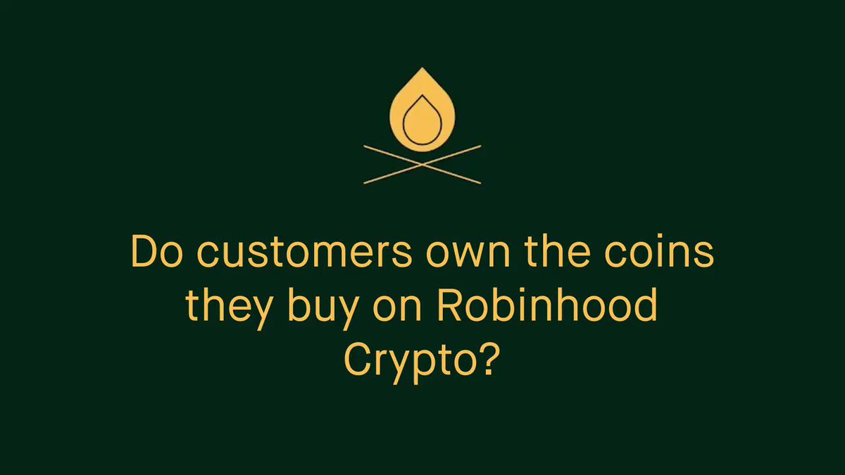 Does robinhood own your crypto
