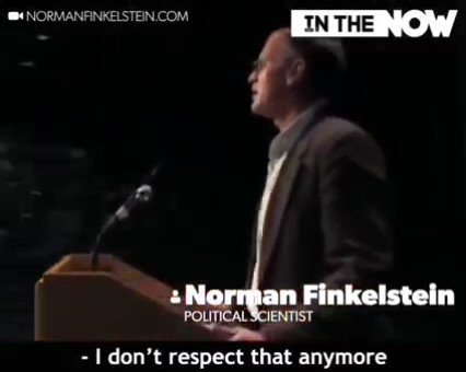 It gives me a strange and immediate gratification every time I watch Mr. Finkelstein say, "I really don't respect your crocodile tears" to the mewling face of this Zionist Maccabee. Truly one of the most satisfying videos on the internet.
#GazzaUnderAttack https://t.co/UcmwesVUbd