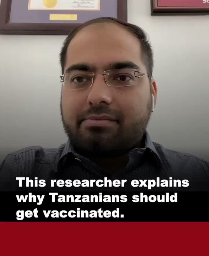 RT @TheChanzo: This public health researcher explain why Tanzanians should get COVID-19 vaccine https://t.co/Slv87xzim8