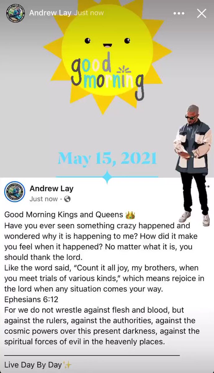 May15, 2021
Good Morning Kings and Queens ๐
#inspirationalquotes #motivationalquotes #inspiration #motivation #quotes #quoteoftheday #love #life #success #quote #positivevibes #believe #instagram #instagood #happiness #selflove #lifestyle #mindset #loveyourself #goals #love https://t.co/U2Nu6FEpfx