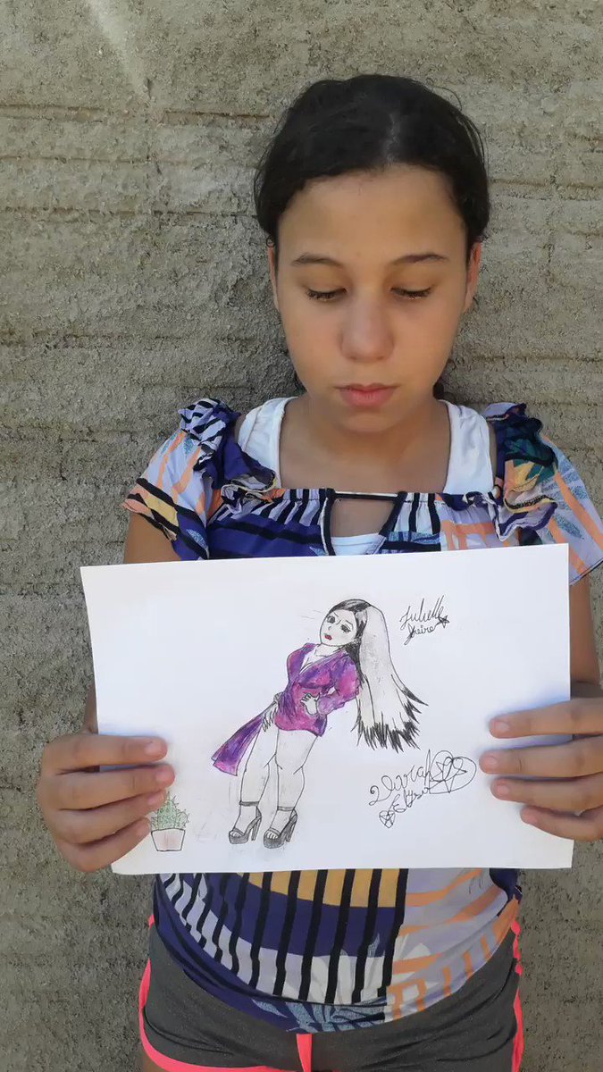 Essa é a Darah Elysa, ela falou um pouquinho porque desenha a @acessojuliette e o quanto a Jú a inspirou. Só tenho que agradecer ver minha filha se abrir e buscar para realizar os sonhos dela não têm preço. 🌵🌵🌵🌵 https://t.co/SgghdufB4m