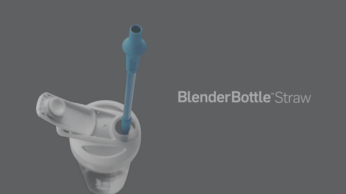 BlenderBottle on X: Introducing the BlenderBottle Straw. With a