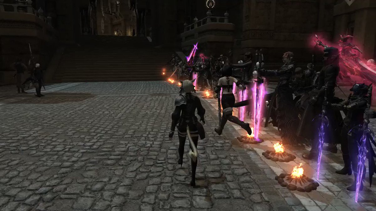 RT @squishycatte: The wall of Dark Knights lined up on Balmung right now.
Rest well, Miura. https://t.co/sdKbcC7rAc