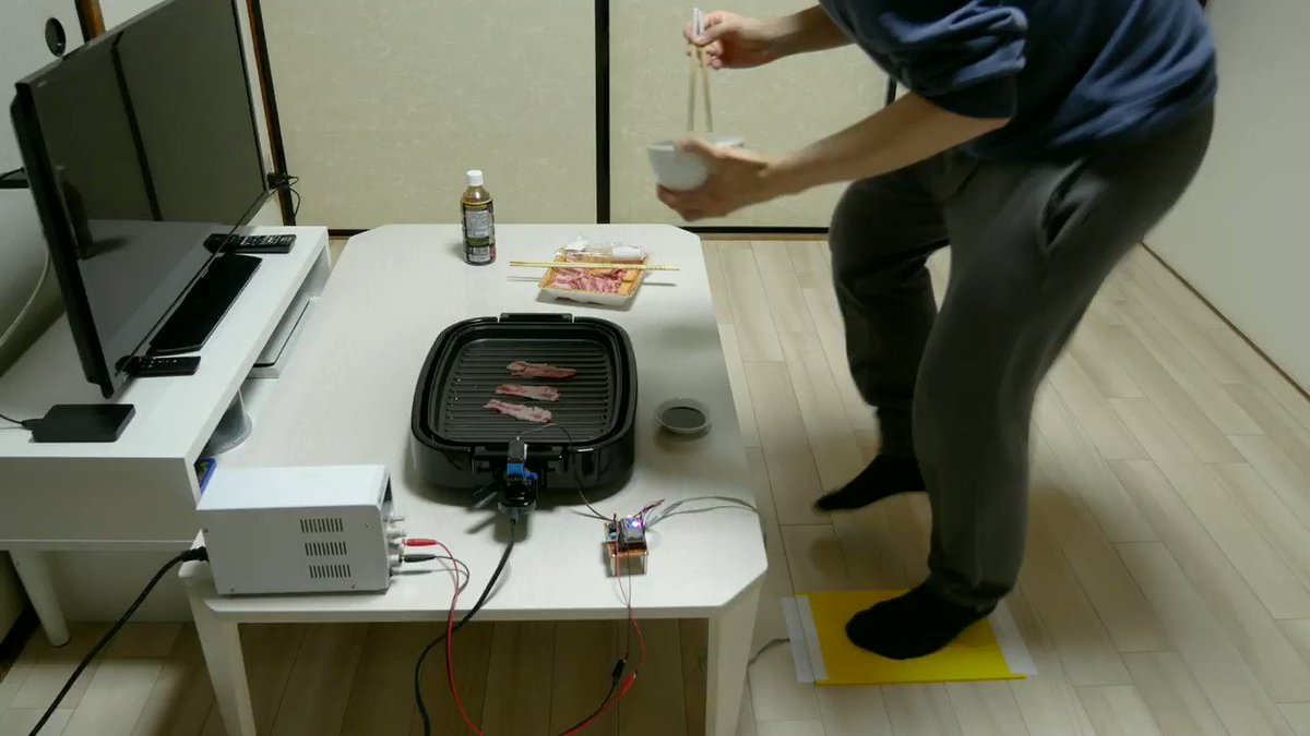 ダイエットするなら、焼肉を控えよう！足踏みで火力があがる焼肉プレート