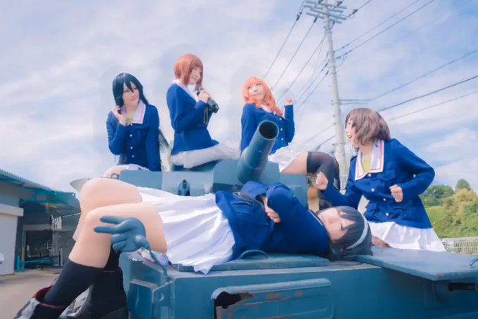 Twitterのコスプレ動画1