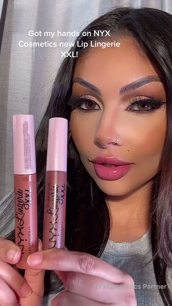 Tilfredsstille værksted ventilation NYX Pro Makeup US on Twitter: "The perfect matte lipstick doesn't exi- 🕵  IG: evyxo_ puts our new Lip Lingerie XXL to the test 💋 What do YOU think  of our new