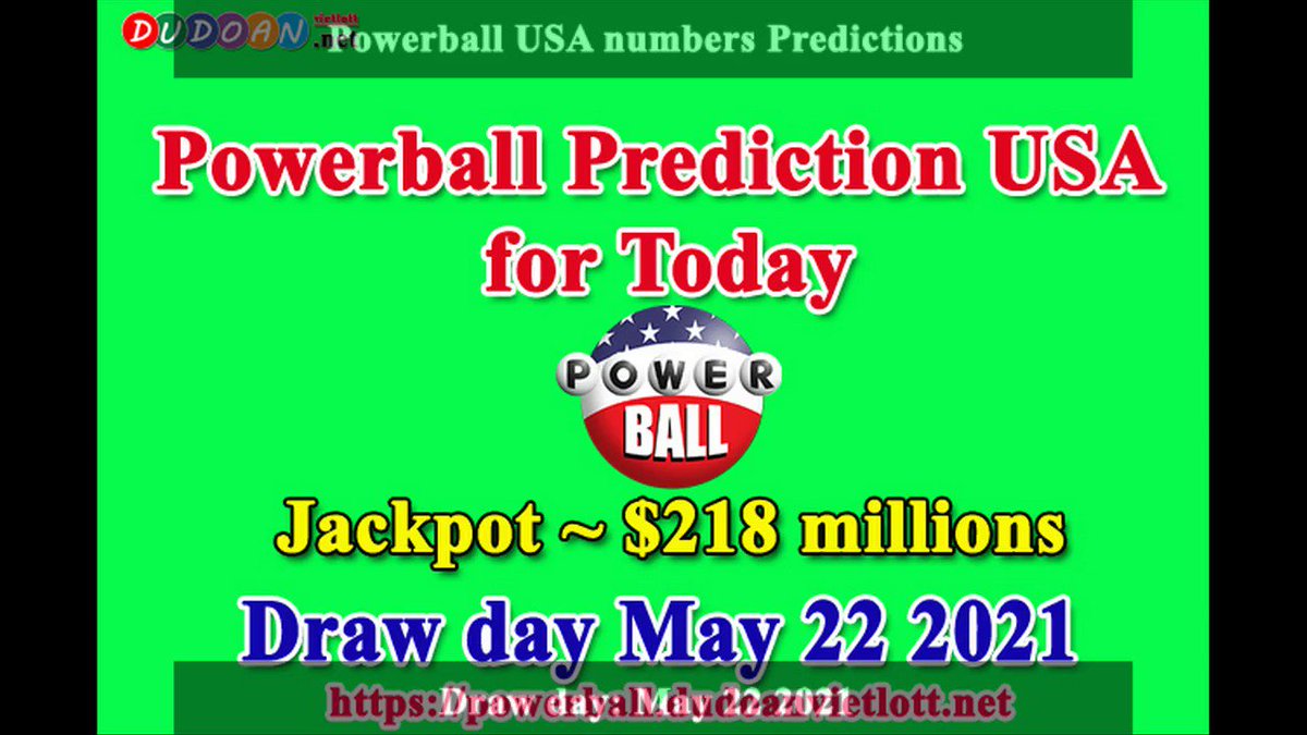 How to get Powerball USA numbers predictions on Saturday 22-05-2021? Jackpot ~ $218 millions -> https://t.co/uWXvyybweJ https://t.co/UVlRKPunsQ