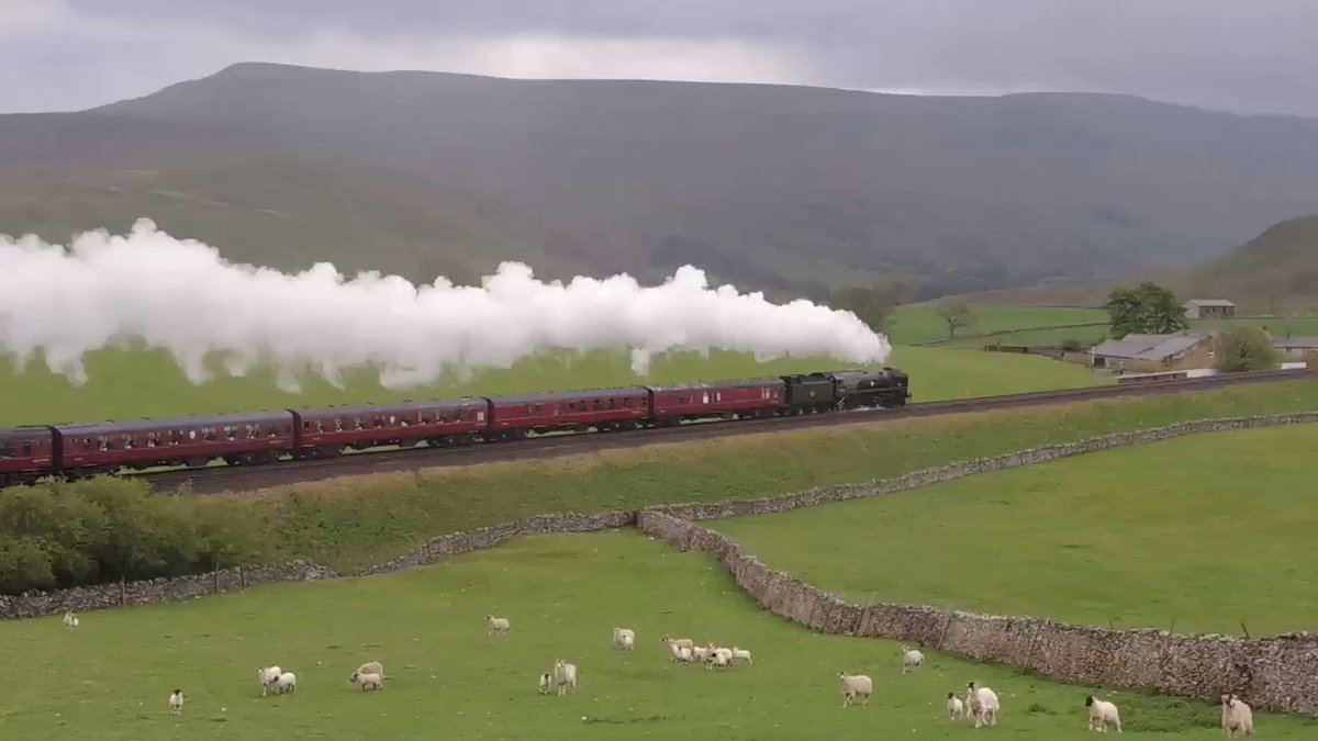 RT @staylambinglive: Great to see the steam trains back on the tracks. #steamtrain #Trainspotting #cumbria https://t.co/yDY1nt0iYi