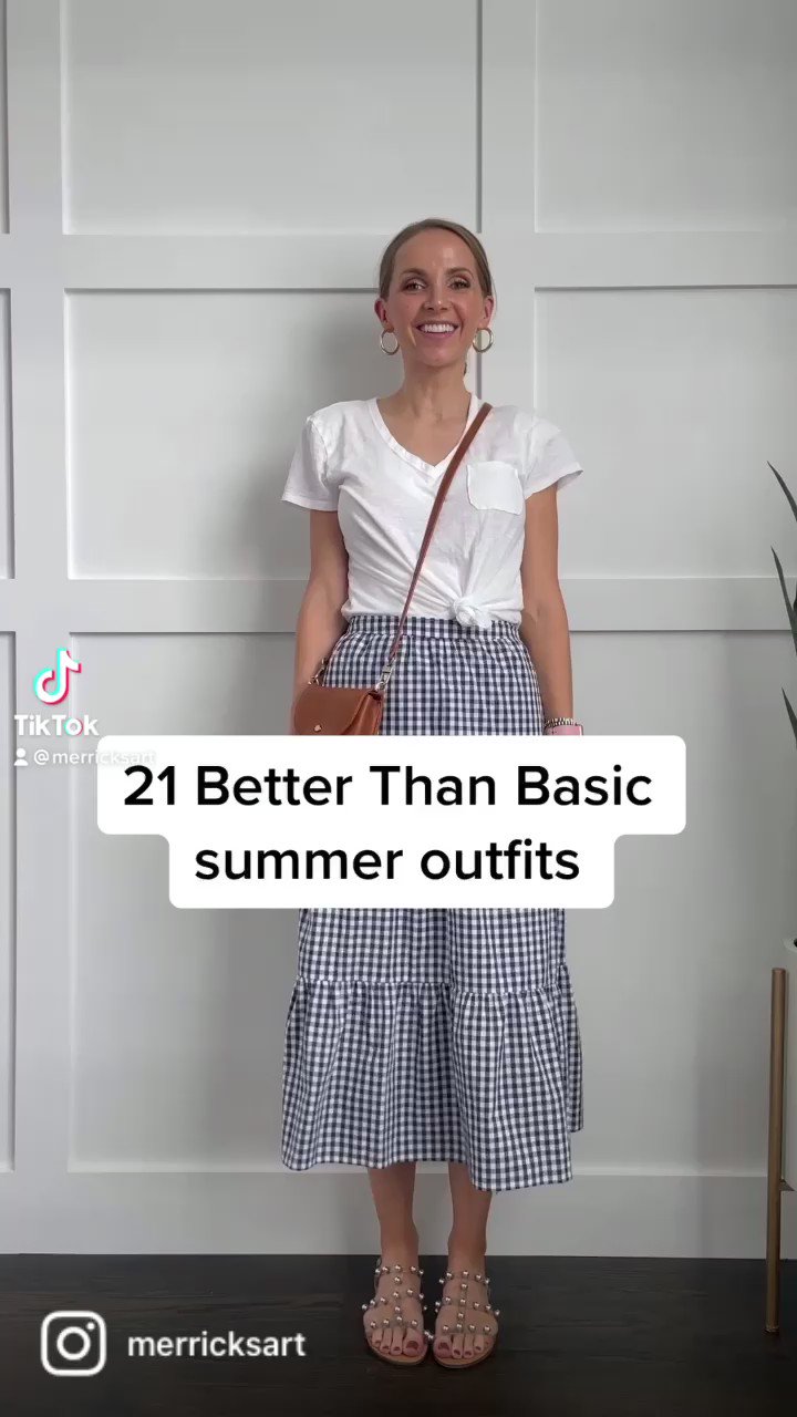 Merrick on X: Spin the wheel and let it choose your summer outfit! 🎰😆☀️  . Day one of the Better Than Basics guide is HERE! Today I'm sharing 21  summer outfits that