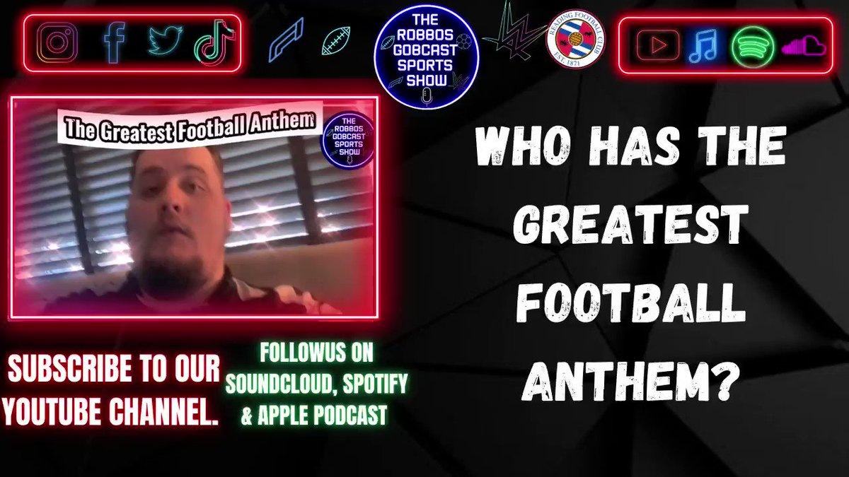 We Discuss who has The Greatest Football Anthem!!
@RyanFox2214 & @MatthewMckinla8 Join. 

Teams Involved: 
Man U vs West Ham
Liverpool vs Leeds
Man City vs Southampton
Crystal Palace vs Sheffield United

Who wins find out on Youtube, SoundCloud, Apple podcast & Soundcloud https://t.co/naedJDJaT7