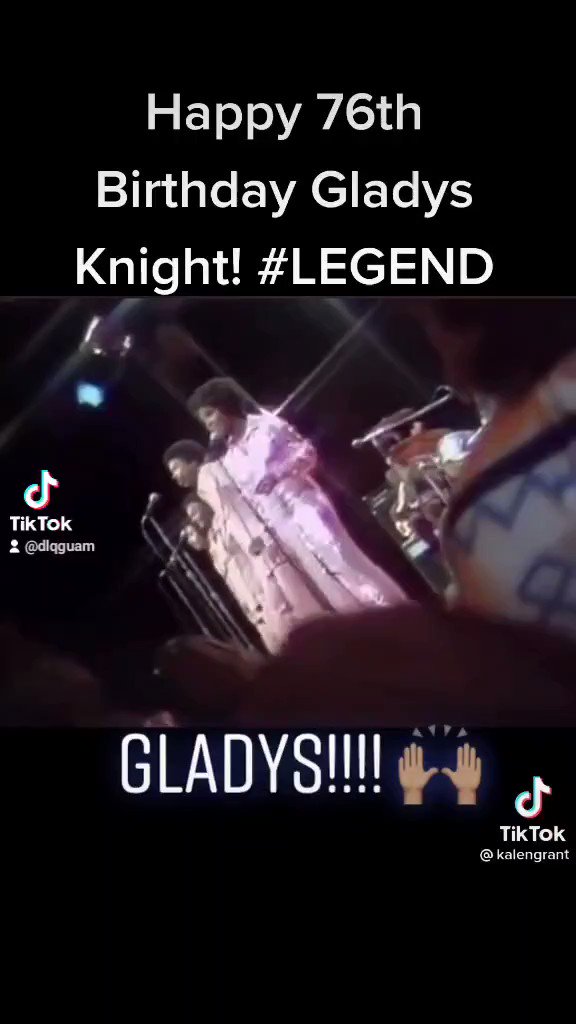 Happy 76th Birthday Gladys Knight!  