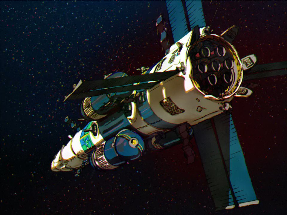 ToughSF on X: A realistic space warship designed by artist after reading articles by the creator of the hard science 'Children of a Dead Earth' game! All the expected features are present. #