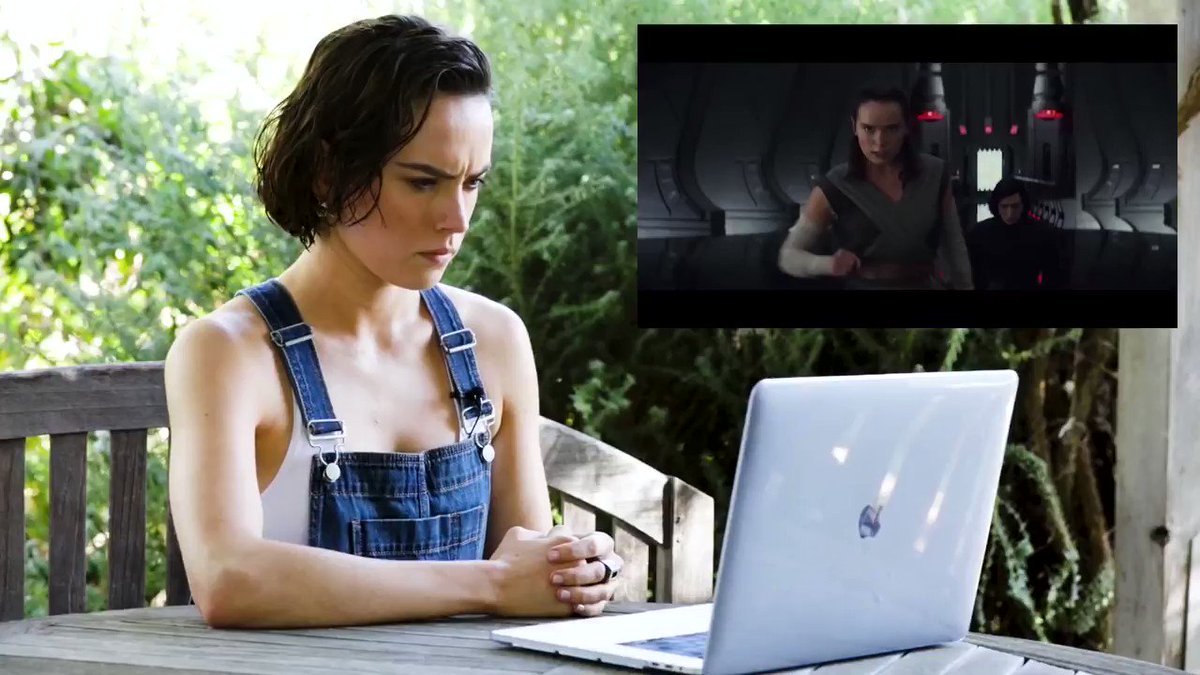 I could watch Daisy Ridley provide commentary for anything. 