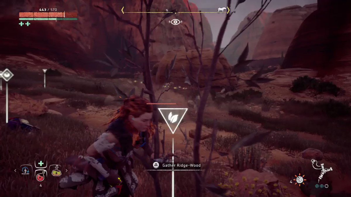 I wouldn't even expect hitboxes this bad from Monster Hunter #HorizonZeroDawn #PS4share

https://t.co/wWDQFOacUR https://t.co/tboyWbWGGM