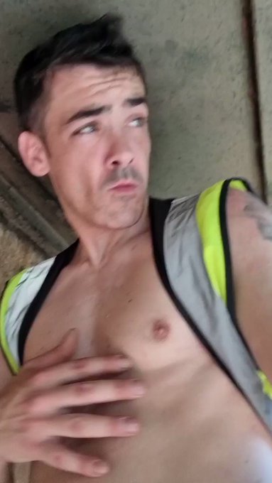 On the back of the van, with my dick out haha. This weather is fucking banging all I need now is  twink