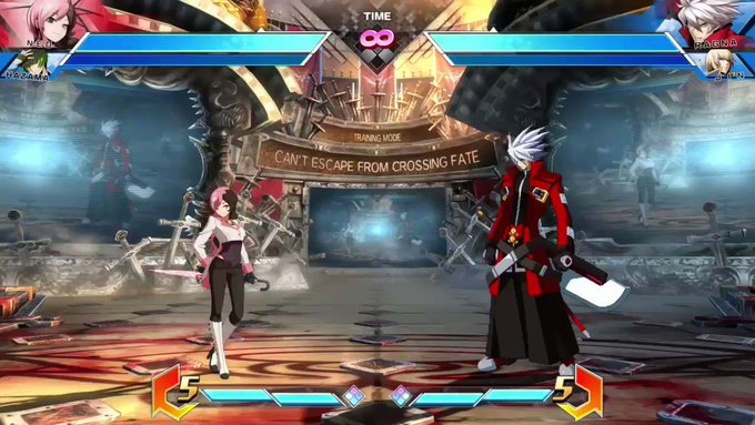 ニオ&amp;ハザマニオのコンボってなんかおしゃれに見えるよねそれを意識したw#blazblue #BBTAG  #PS