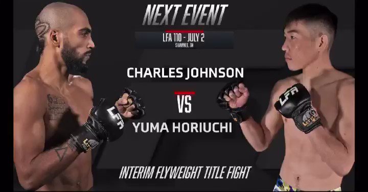 July 2 im get @lfafighting title🔥
7月2日に @lfafighting 世界タイトルマッチが決まりました!!😆🔥
必ず勝ちますそしてベルトを必ず巻いてその先のUFCに行きます!!
皆さん応援よろしくお願い致します🔥🔥🔥
#LFA #UFC #ichiban https://t.co/G1ImBvTGN9