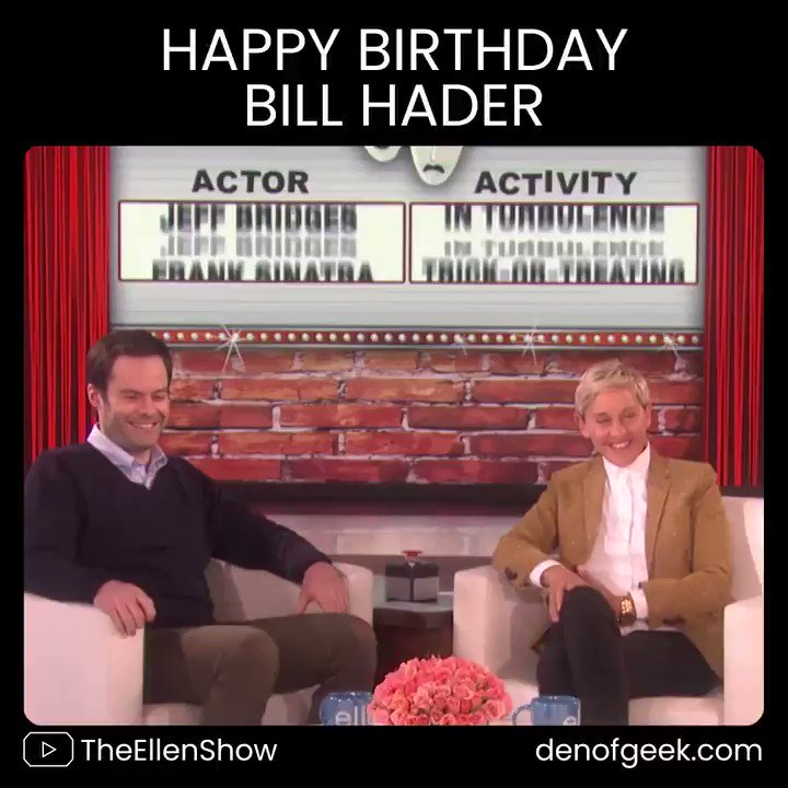 Happy birthday to the comedic master of impersonations, Bill Hader! 