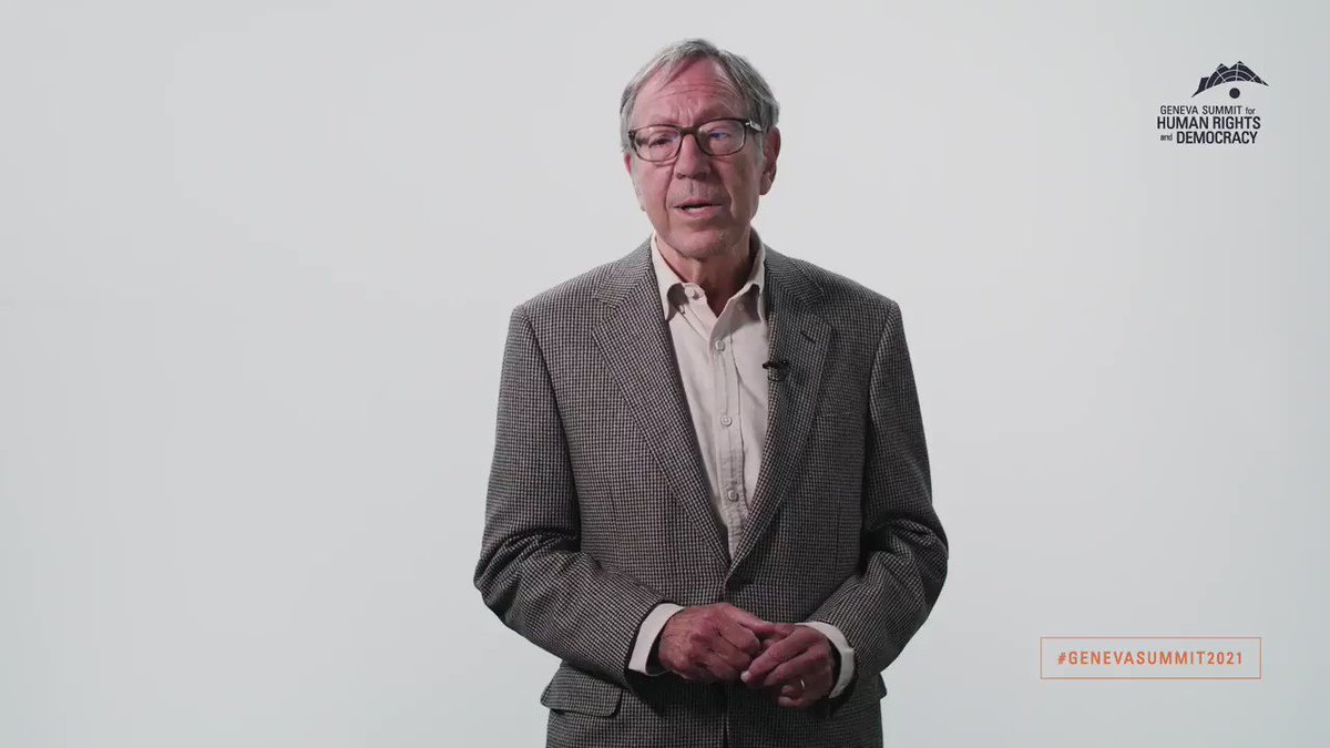 "3 years ago, #Canada called to release #RaifBadawi. Not one democracy came to Canada’s defense."
@IrwinCotler, former Canadian MP & founder of @TheRWCHR, calls on the international community to speak out on #SaudiArabia.
Full #GenevaSummit2021 speech: https://t.co/nQdvRRYFsu https://t.co/on1JbIO4K0