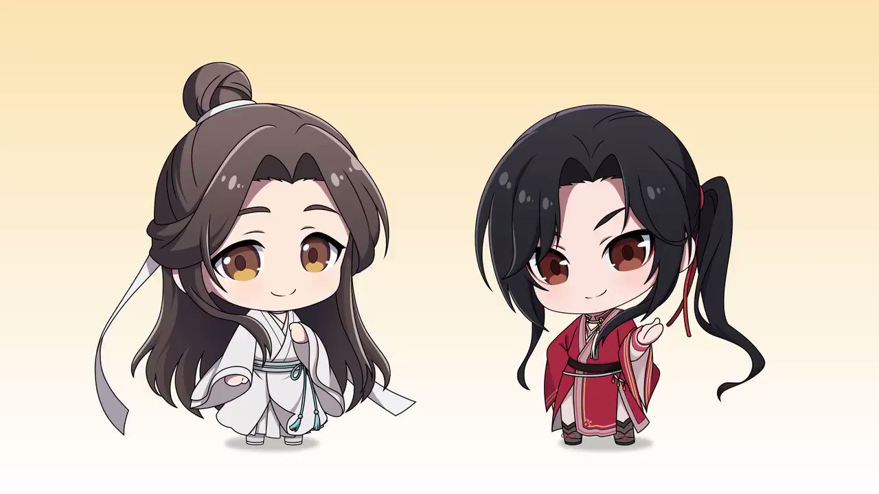 天官賜福 三郎 天官賜福」謝憐と三郎の日常を再現しよう♪ デフォルメ