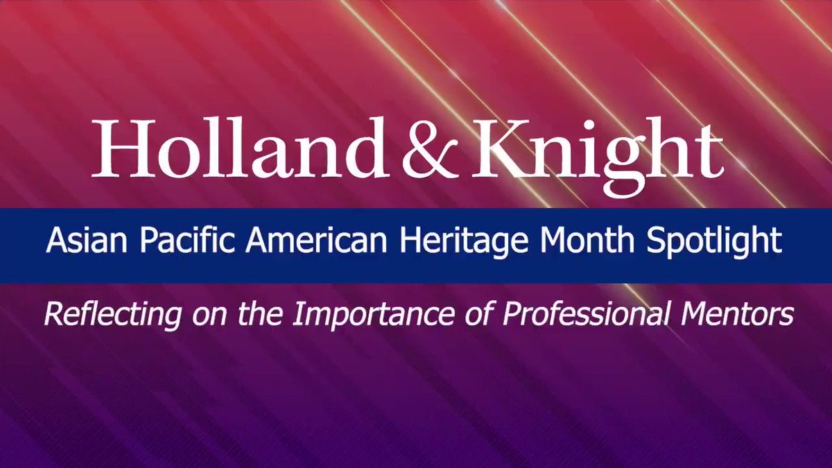 Episode 8 of our #AAPIHM Spotlight Series looks at the importance of professional mentors. Atty Anna Sankaran reflects on her own involvement in bar associations and mentor relationships, plus offers a few pieces of advice for young lawyers. https://t.co/K5P5to6rSm #HKInclusion https://t.co/7m7IPMMWw8