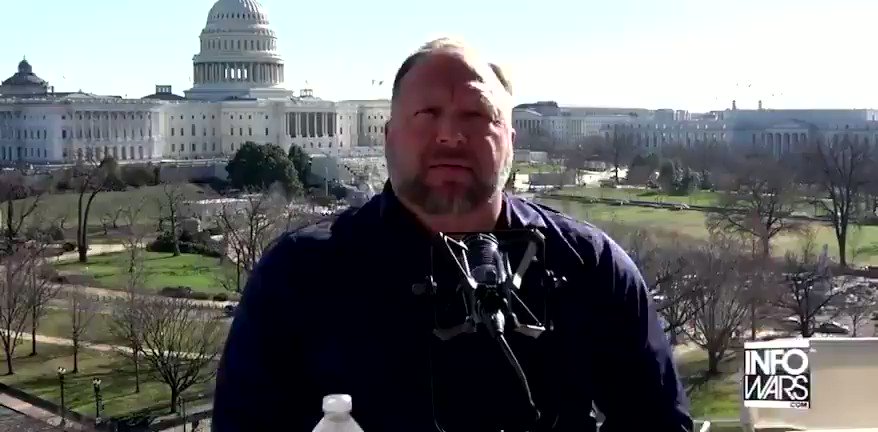 Alex Jones paid $500,000 to organize the insurrection on January 6th and he admits to getting his marching orders from Donald Trump. They literally sponsored a domestic terrorist attack on our nation's capital. Arrest them. https://t.co/BW3R40TP4s