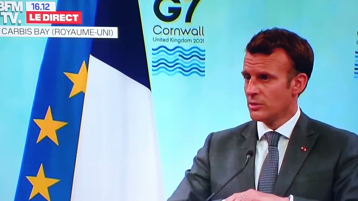 So I just subtitled exactly, word for word, what Macron said about sovereignty and Johnson - and not the mangled version you might get in the UK media (or from certain UK politicians) 😀 https://t.co/WHVtioVQtJ