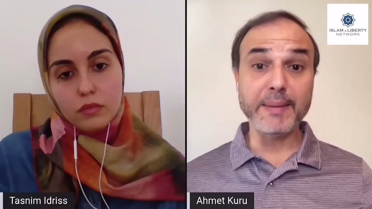 My @LibertyIslam interview w @TasnimIdriss of Tunisia. We discuss issues in my Islam book incl. sharia & democracy, Islamophobia, colonialism, philosophers during Muslim's golden age & the ulema-state alliance from the 11th century to present.
Full video:
https://t.co/0tYXXxBgtz https://t.co/ZPVAzRXFe9