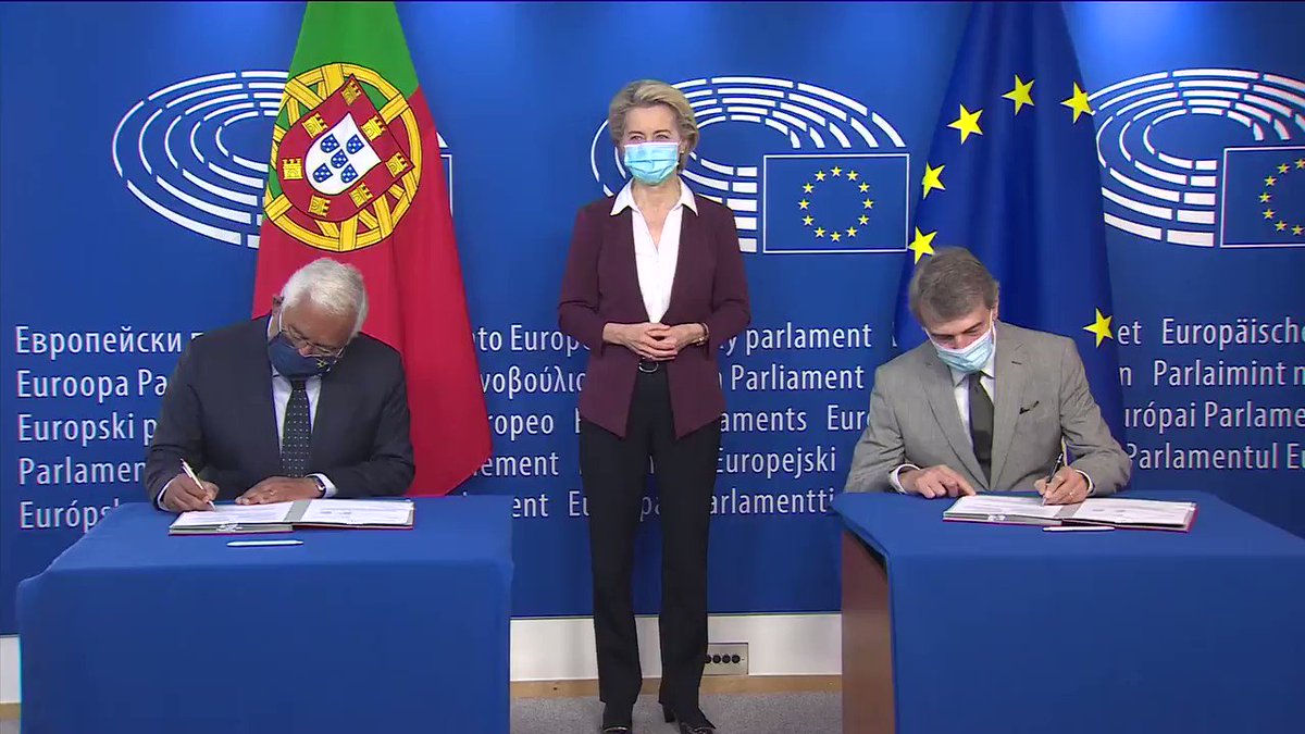 .@EP_President «Υπογράψαμε το Ευρωπαϊκό Ψηφιακό Πιστοποιητικό COVID!
Χάρη στις προσπάθειες του ΕΚ, εξασφαλίζουμε ασφαλή & συντονισμένα ταξίδια αυτό το καλοκαίρι, σε ισότιμη & χωρίς διακρίσεις βάση.
Σήμερα είναι μια μεγάλη μέρα για την ευρωπαϊκή ολοκλήρωση.»