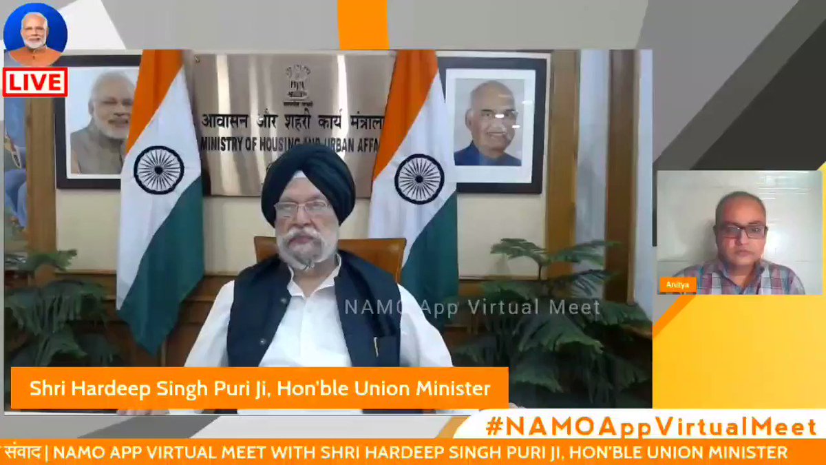 "Every year the Government spends about Rs. 7200 Crore in subsides to keep Air India running." - MoS Shri @HardeepSPuri Ji while stressing on the need to privatise Air India.
Watch full video- https://t.co/LoDWV8JrNz
@anityasrivastav @MoCA_GoI @airindiain #NAMOAppVirtualMeet https://t.co/NYdNj8aIjg