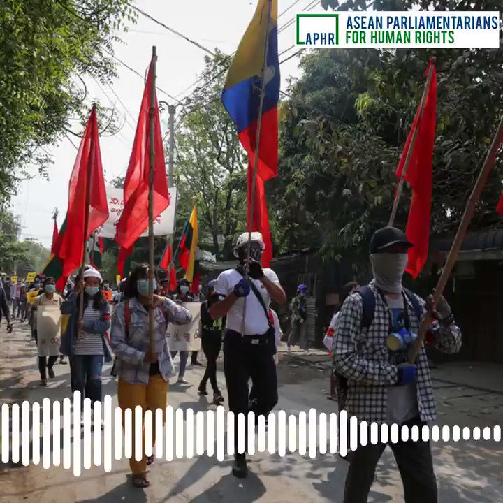 "Hear the voice of the people of #Myanmar."
That's the message from @DrSasa22222 to the international community, including governments, to recognise the @NUGMyanmar
From Episode 3 of our podcast series, which profiles those resisting.
Listen here: https://t.co/wUqq57Y5zE https://t.co/rqtC7GsYpO