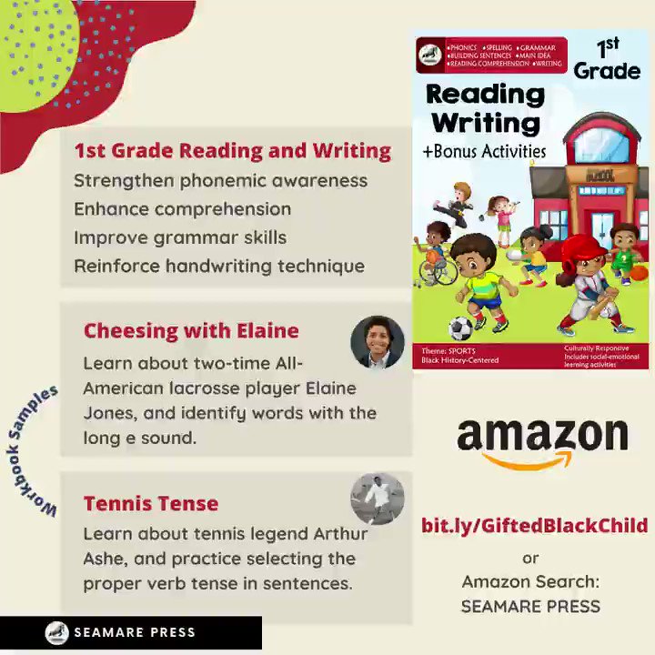 Peek inside 1st grade's workbooks.
https://t.co/pE8lfHAoUU
#education #learning #learn #school #blackhistory #fortheculture #preschool #kindergarten #summer #book #books #kids #firstgrade #secondgrade #thirdgrade #child #summercamp #reading #math #buyblack #juneteenth #funfacts https://t.co/wAzvTOeDGt