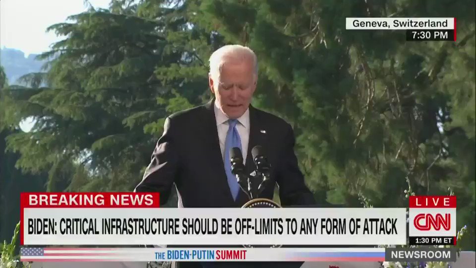 PRES. BIDEN: "I'll take your questions and as usual folks, they gave me a list of the people I'm gonna call on." https://t.co/TxXap256i1