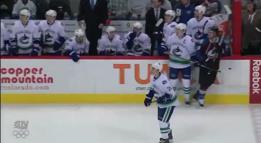 Happy birthday to part time goaltender kevin bieksa 
