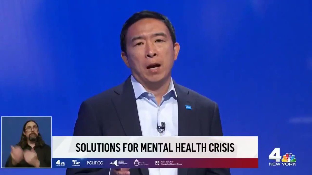 Andrew Yang: "Half of the attacks on Asian New Yorkers have been by the violently mentally ill...Yes mentally ill people have rights, but you know who else has rights? We do!" #NYCMayoralDebate https://t.co/DyjHrL252y
