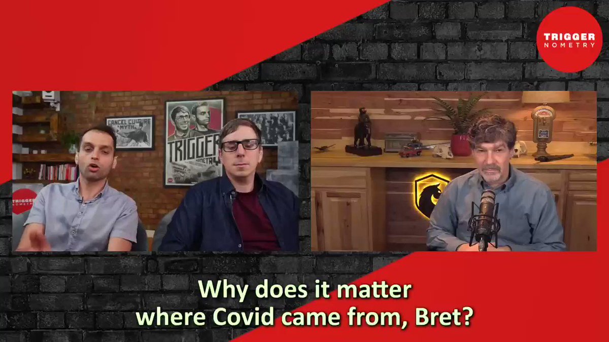 Evolutionary @BretWeinstein
“It matters a great deal whether COVID-19 came from a lab leak”
Hosts
@francisjfoster @KonstantinKisin https://t.co/s3mJ7CJSMy