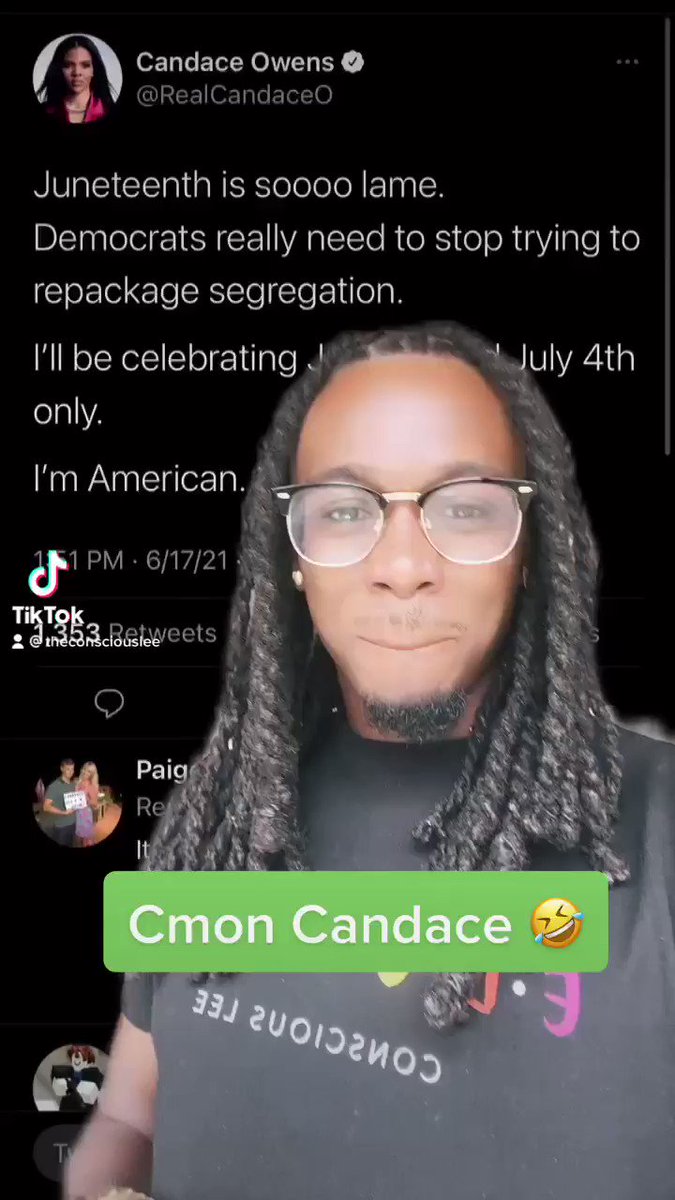 @TheConsciousLee's photo on Candace Owens