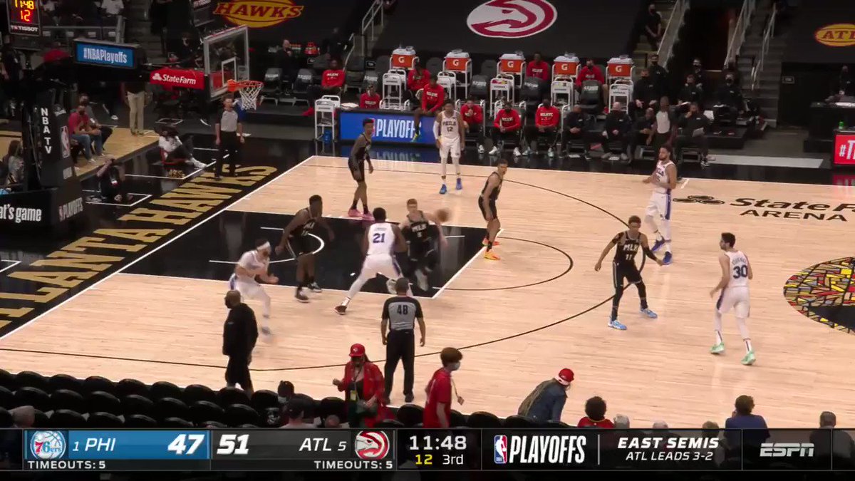 Seth Curry (17 PTS, 22.6 FPTS) came out FIRING in the third quarter π―
12-0 run to start the half for Philly. https://t.co/EzNPb29lPA