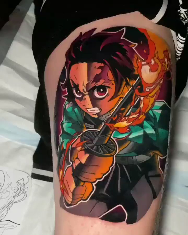 Tattoo Tanjiro Kamado - Demon Slayer