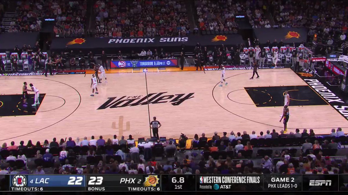 Cam Payne attacks in transition by reaching a sprint speed of 16.7 mph, tracked by #NBACourtOptix powered by Microsoft Azure! https://t.co/hyXaXPT1s1