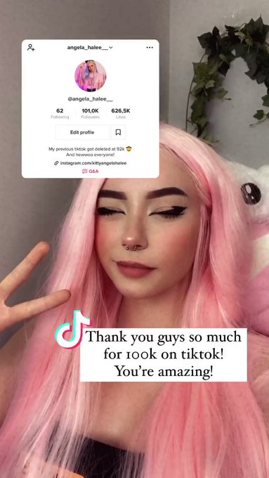 Okay but 100k followers on tiktok? I did it faster than last time and i have more than last time ? it’s