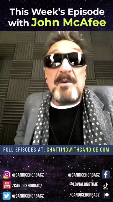 I still smile when I think about our conversation. @officialmcafee was one of the most authentic people<a href="/tag/darkwaters"class="tags"><span>#darkwaters</span></a>